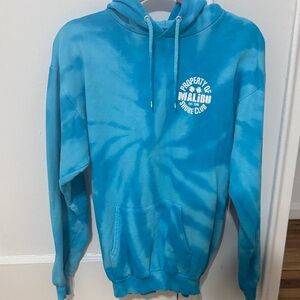 Blue Tie-Dye Hoodie